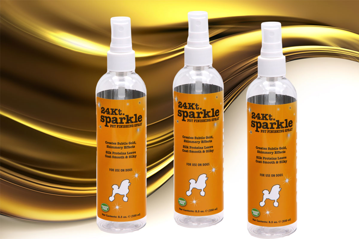 (24 kt.) Gold SPARKLE Spray for Dogs | Showseason®