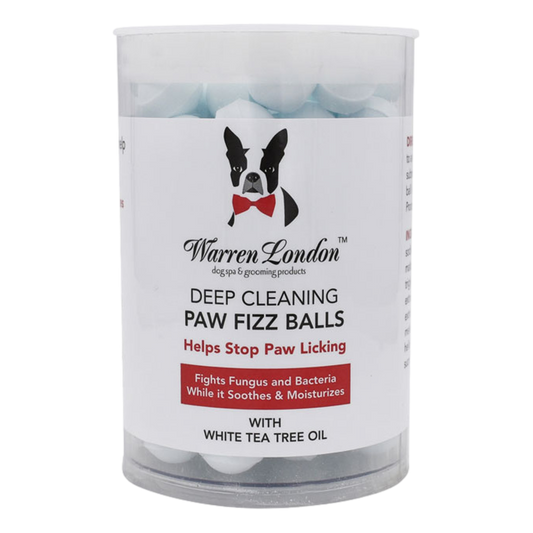 Deep Cleaning Paw Fizz Tablets | Paw Soak Helps Eliminate Paw Licking | Warren London