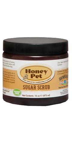 16 oz honey pet scrub by showseason