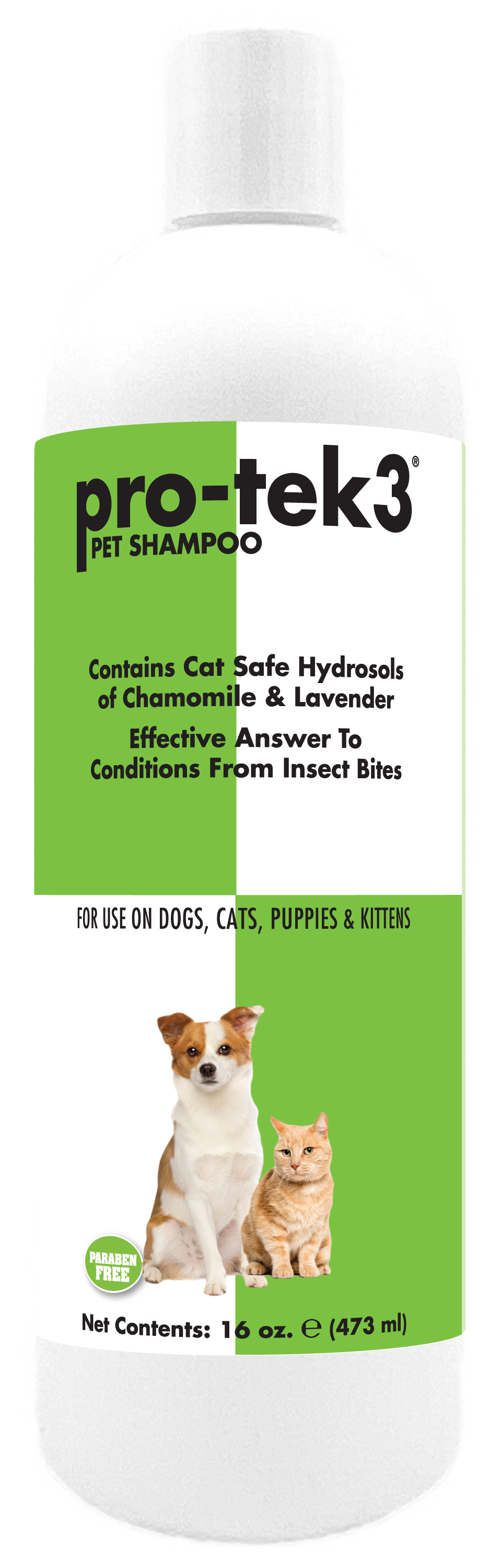 Pro-Tek 3® PESTICIDE FREE  Flea & Tick Shampoo