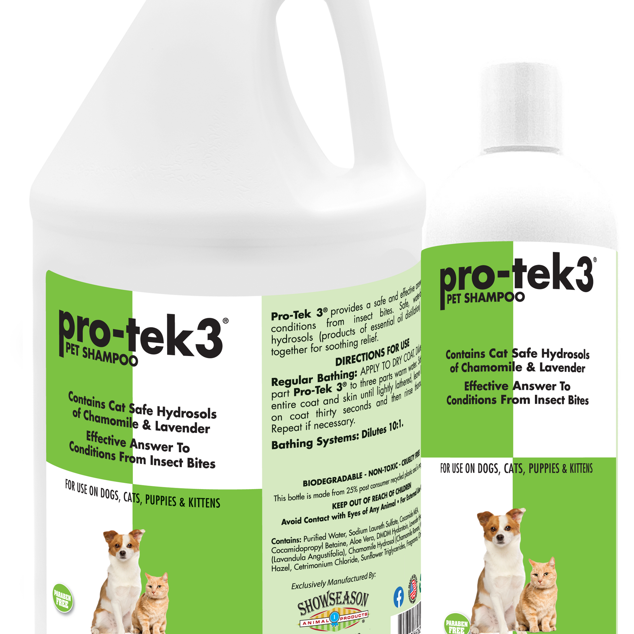 Pro-Tek 3® PESTICIDE FREE  Flea & Tick Shampoo | Showseason®