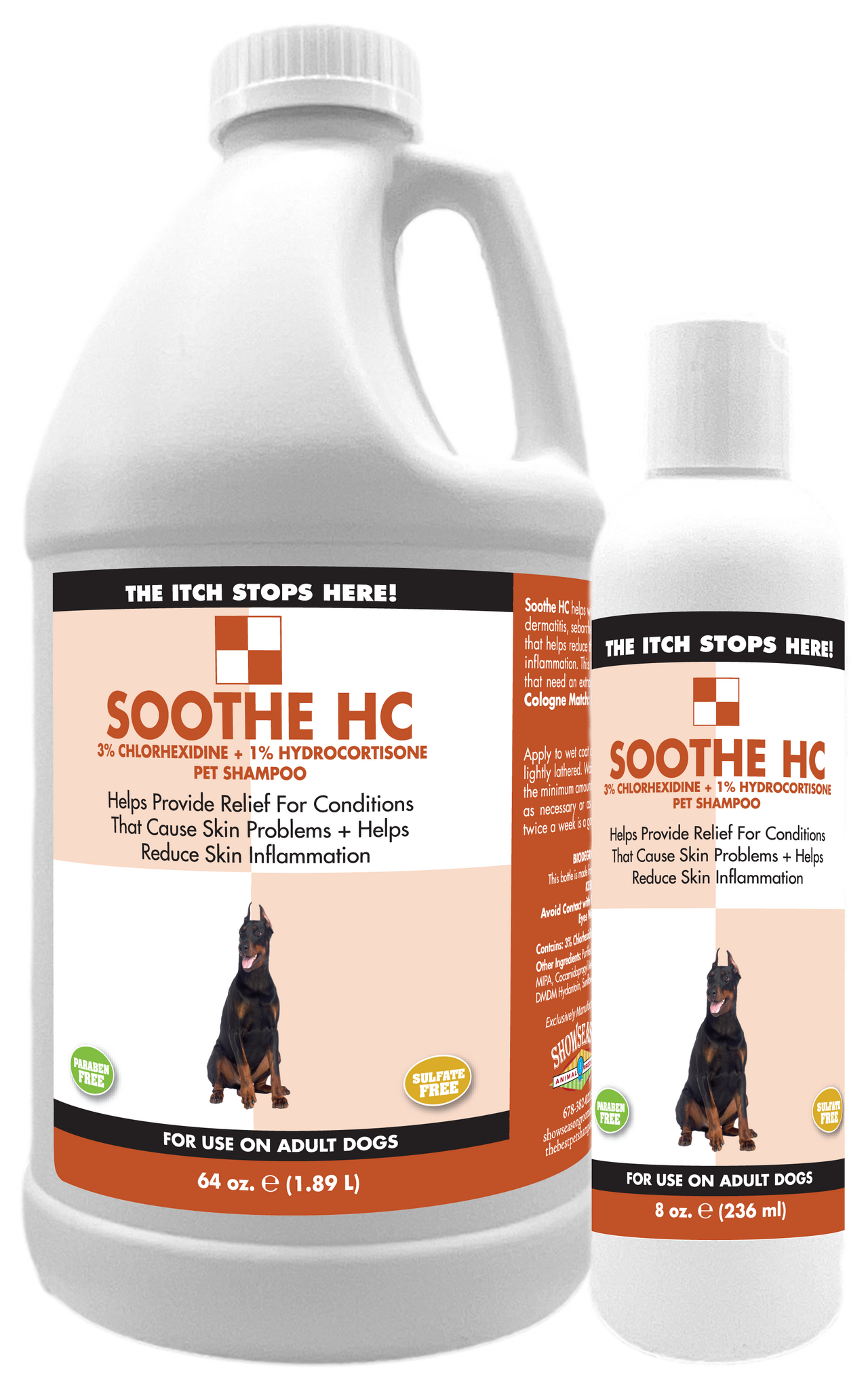 Soothe™ HC MEDICATED Pet Shampoo | Showseason®