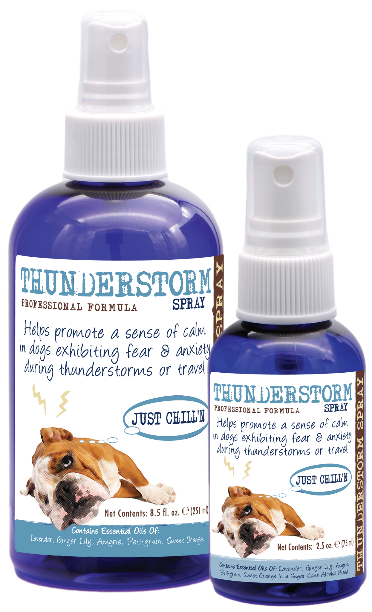Thunderstorm Natural Calming Spray for Dogs | Showseason®